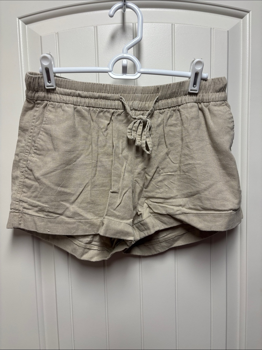 Old Navy Linen/Rayon Drawstring Shorts Size S